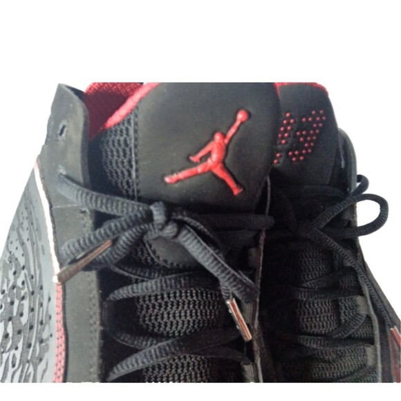 Air Jordan 2011 iD Men\'s Size 13  Shoes Multicolor Black Red White